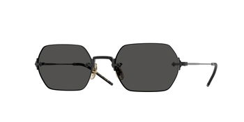 Das Bild zeigt die Oliver Peoples Sonnenbrille OV1353ST 506287 in Matt Schwarz.